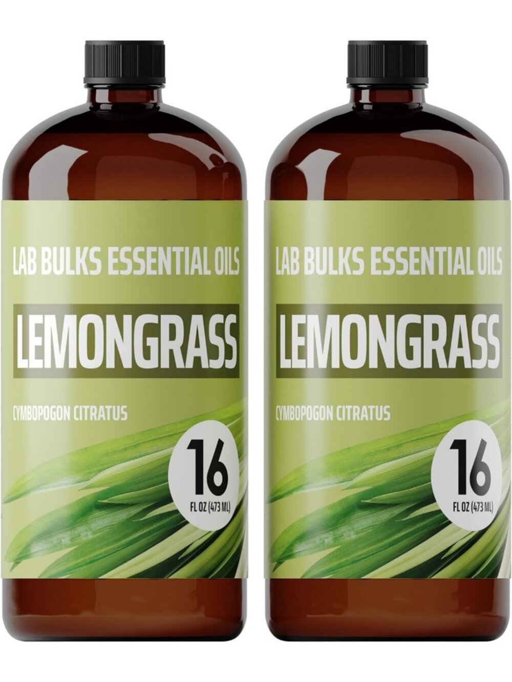 16 oz Lemongrass Essential Oil - Bulk for Diffusers, Aromatherapy & Candle